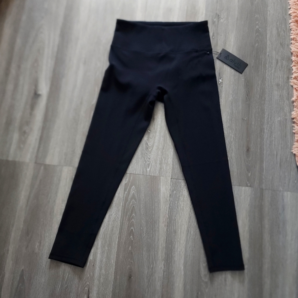 Alyth Devoted LITE dynamic High Rise Leggings 25" Nwt Black Size Large